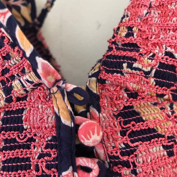 Free People Womens A New Way Maxi Dress Multicolor L NWT - Picture 6 of 11